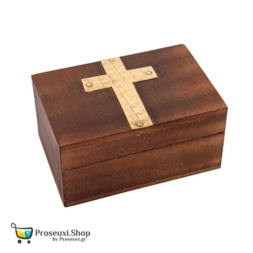 Κουτί με σταυρό ξύλινο (Λιβάνι ή Θυμίαμα)